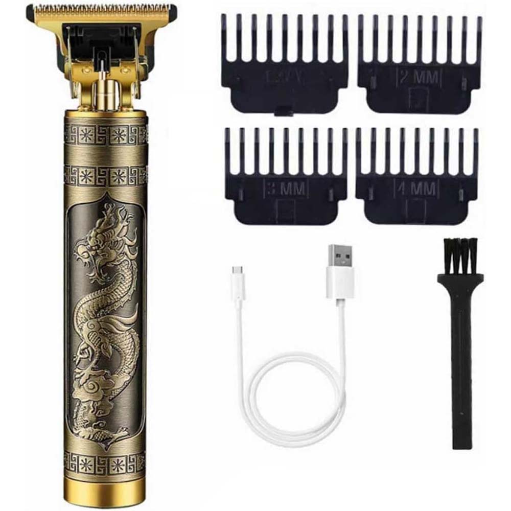 Vintage T9 Electric Cordless Hair Cutting Machine | Professional Hair Barber Trimmer for Men | Clipper Shaver Beard Grooming Kit