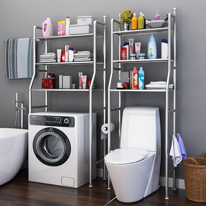 2/3 Layer Washing Machine Stand and Bathroom Storage Rack | Shelf with Towel Rack