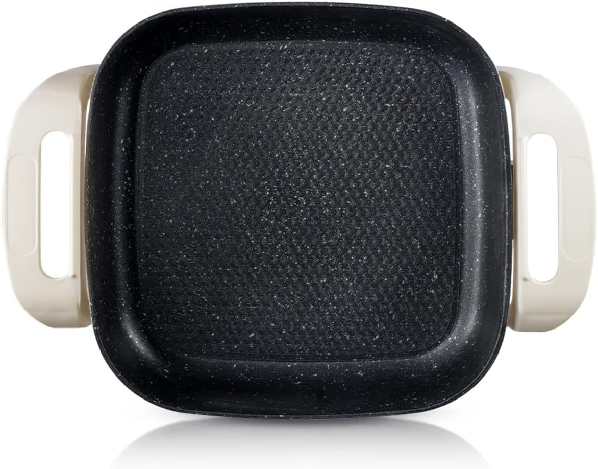 5L Hot Pot with Nonstick Coating | Electric Skillet Multi-Cooker | Household Cooking Pot for Stews, Stir-Fries, and More