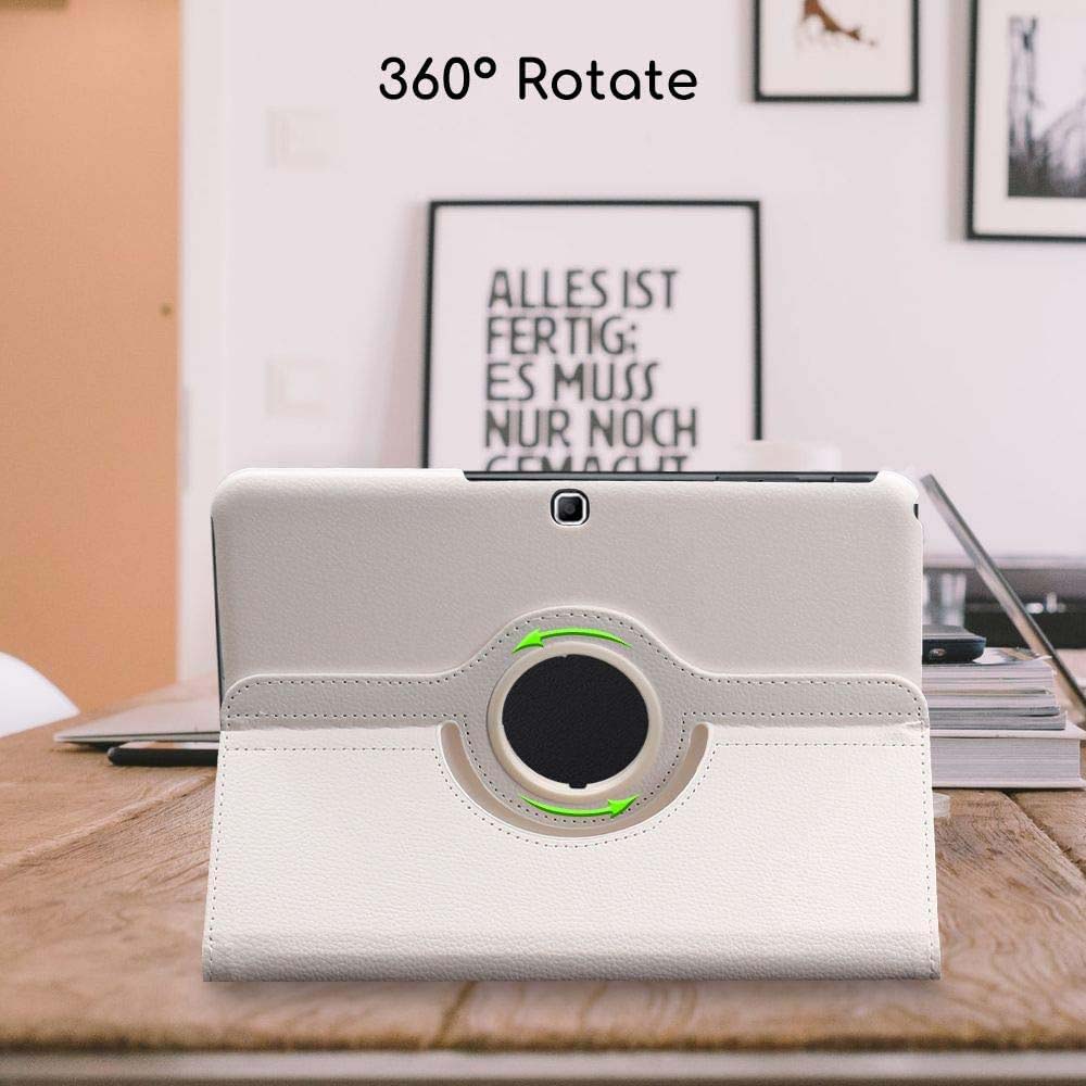 360° Rotating PU Leather Stand Cover Compitable for Samsung Galaxy Tab 4 10.1 Case - SM-T530/T531/T533/T535 (Multi)