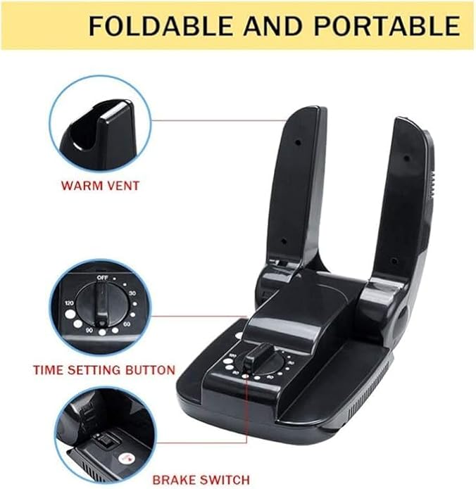 200W Portable Electric Shoe Dryer – Keep Your Footwear Dry and Fresh in Any Color