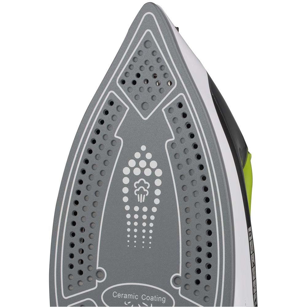 MI-2069 Smart Steam Iron - 1200W with Ceramic Soleplate, Auto Shut-Off & Vertical Steam