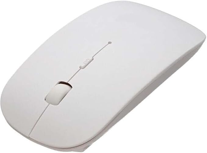 White Compact Wireless Keyboard and Mouse Combo | Sleek and Portable for Home and Office Use | Smooth Typing and Easy Navigation