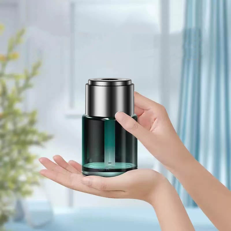 Portable Smart Atomized Car Aroma Diffuser | ABS+Glass Material | Long Battery Life | Air Freshener for Home, Office, and Travel | Pure Oil Diffuser