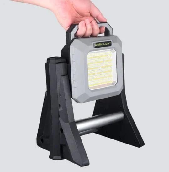 Multifunctional Work Light with Telescopic Base – Adjustable Height & Bright LED Illumination, Portable and Durable for Indoor & Outdoor Use, Ideal for Construction, DIY, and Emergency Lighting