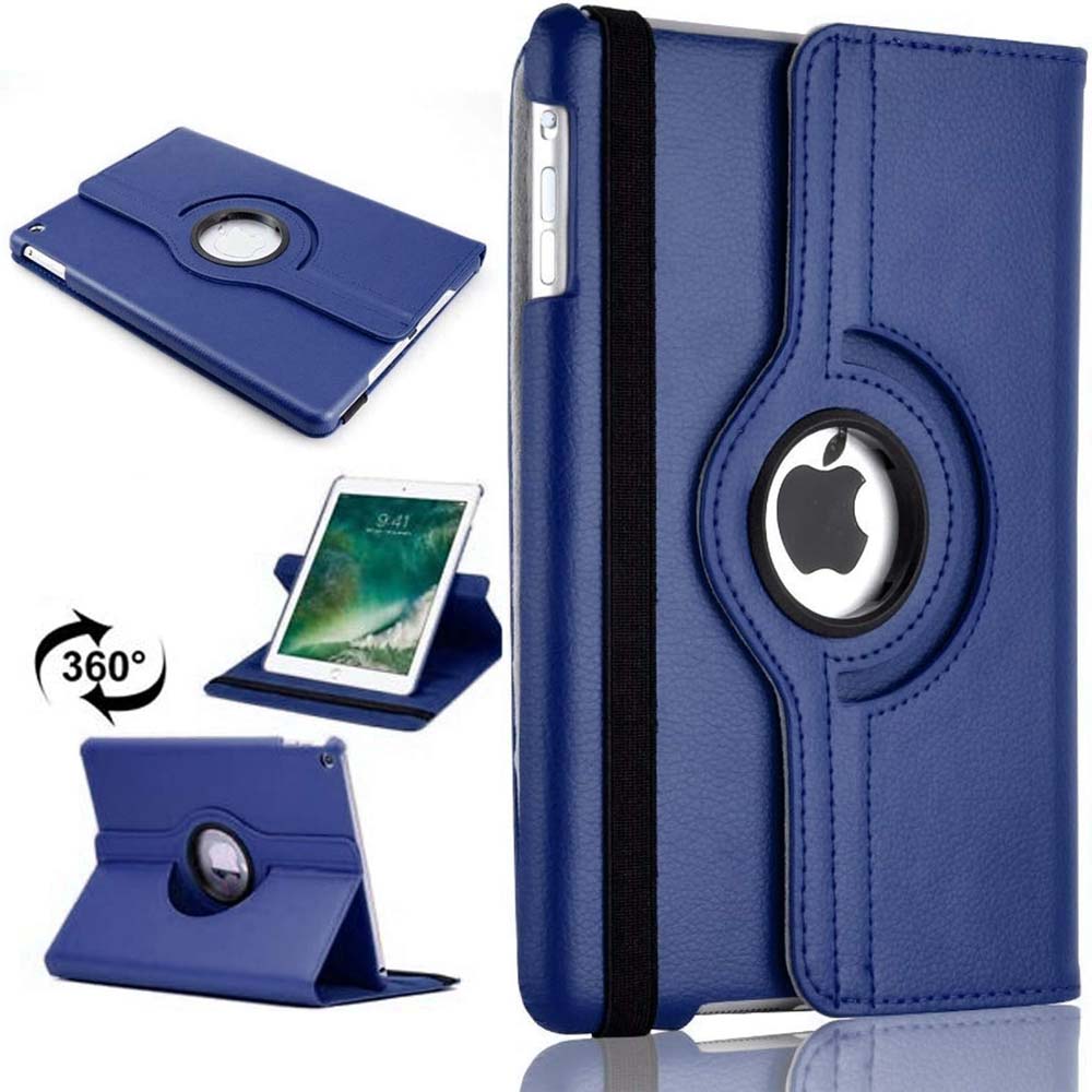 360° Rotating Stand Case for iPad Mini 4/5 - Auto Sleep/Wake Leather Smart Cover with Multi-Angle Viewing (Multi Colour)