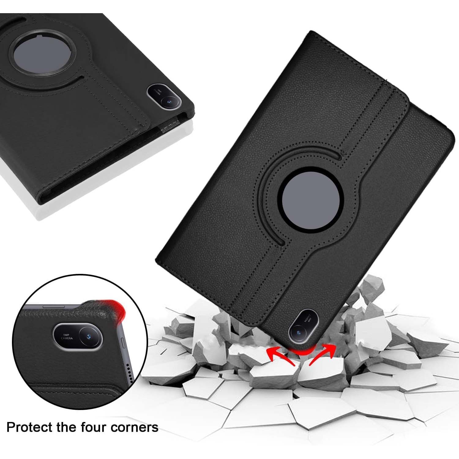 360° Rotating Leather Stand Cover Case Compitable for Huawei MatePad 11 2024 -  with Auto Wake/Sleep (Multi Colour)