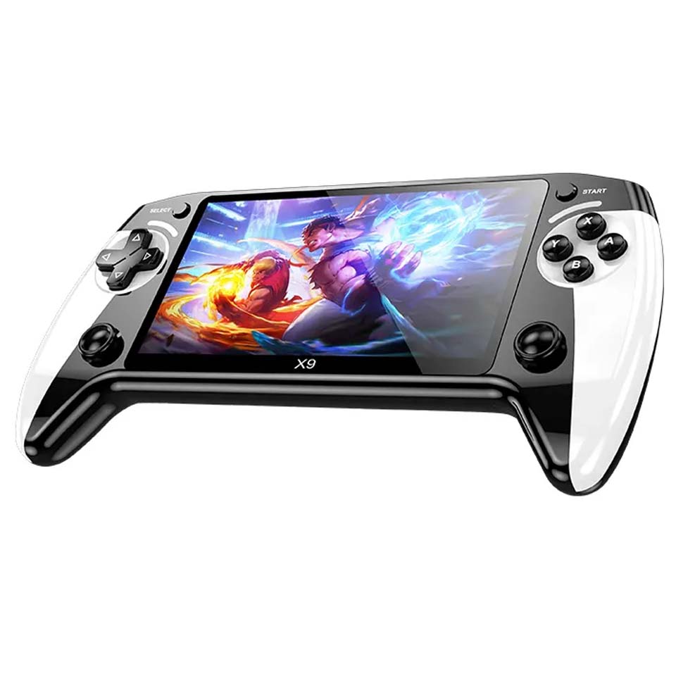X9 HD Handheld Game Console - 5.5" IPS Screen, P1 HD Output, Dual Joystick for GB/GBA/GBC Games, Portable Retro Gaming