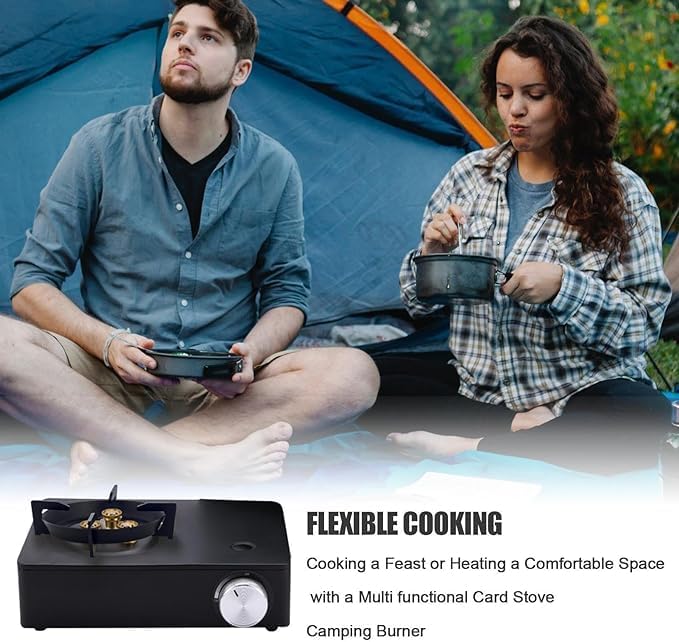 Mini Stove Camping – 3500W Portable Small Stove with Safety Features