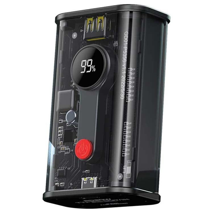 YP35 10000mAh Fast Charging Power Bank – LED Display Phone Charging Station