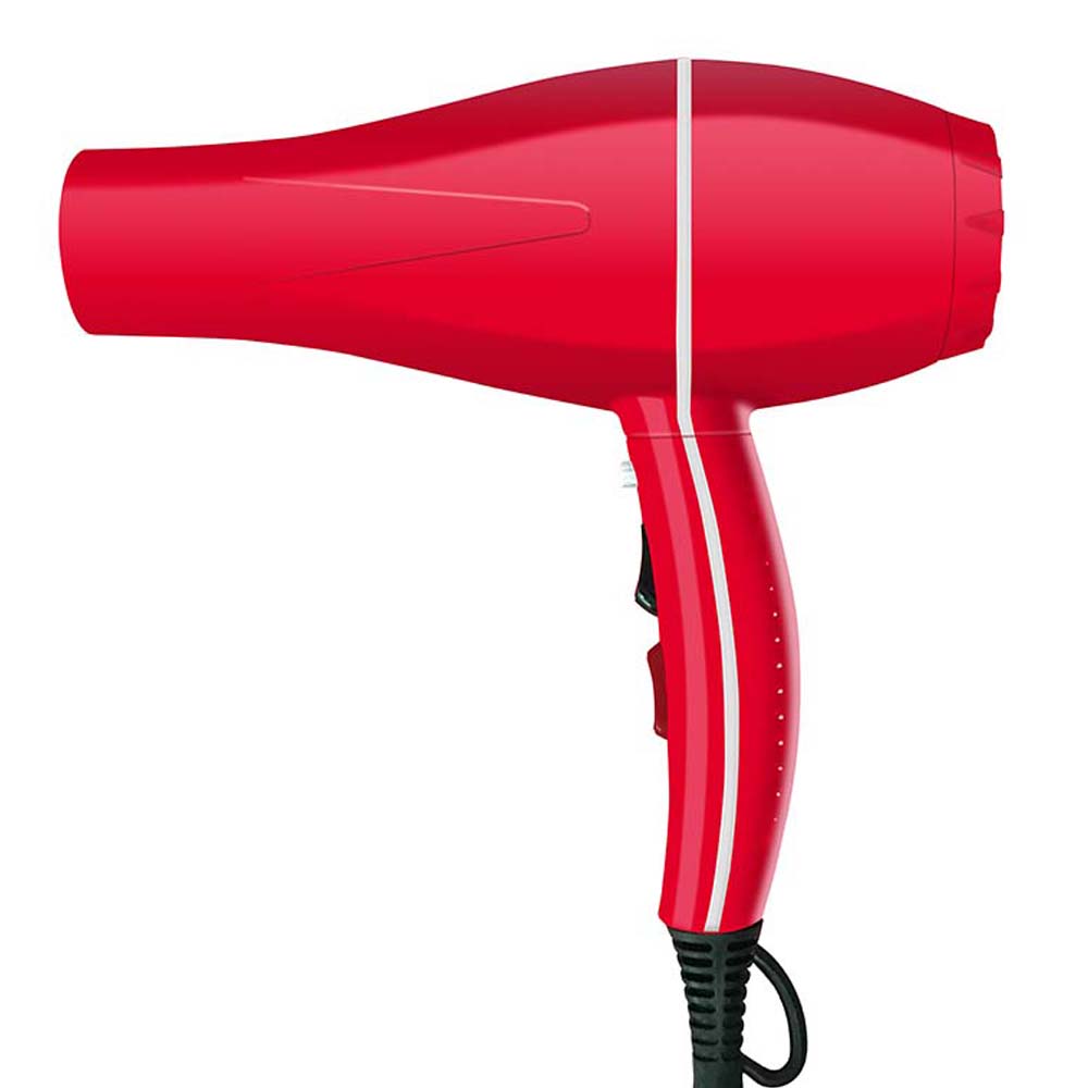 2000W Professional Infrared Hairdryer - Commercial Red Electric Blow Dryer, 110V/240V, Fast & Efficient Styling