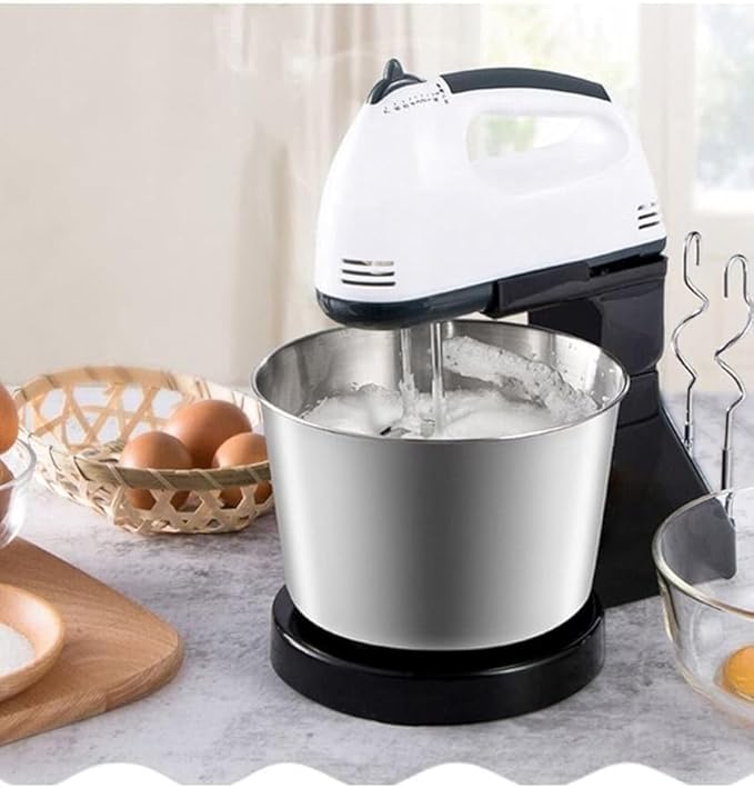 Hand Food Automatic Mixer | 7-Speed Egg Beater | Flour, Bread, Blenders for Cake Baking at Home