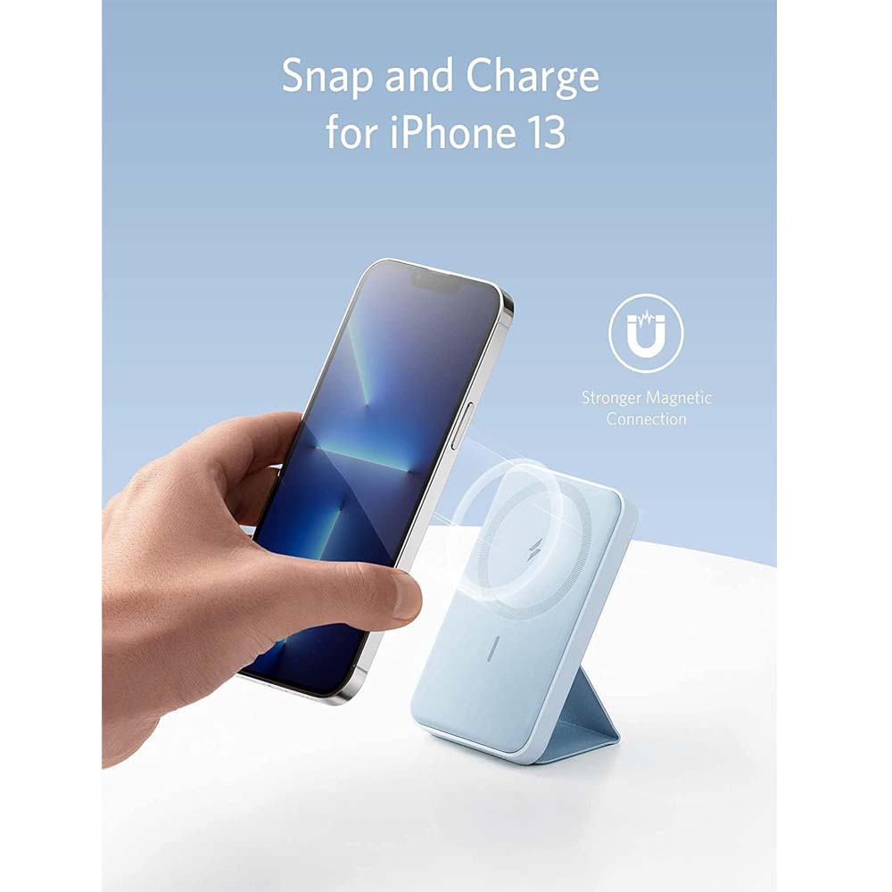 YP29 Magnetic Power Bank - 5000mAh Wireless Charger, Compact Portable Battery Pack for Phones, Compatible with MagSafe