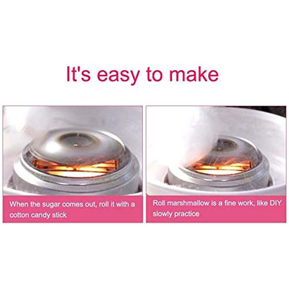 Cotton Candy Machine Maker - Easy to Use & Clean, Mini Cotton Candy Floss Maker for Birthdays & Parties, Fashionable Design, Fun & Sweet Treats for All Ages