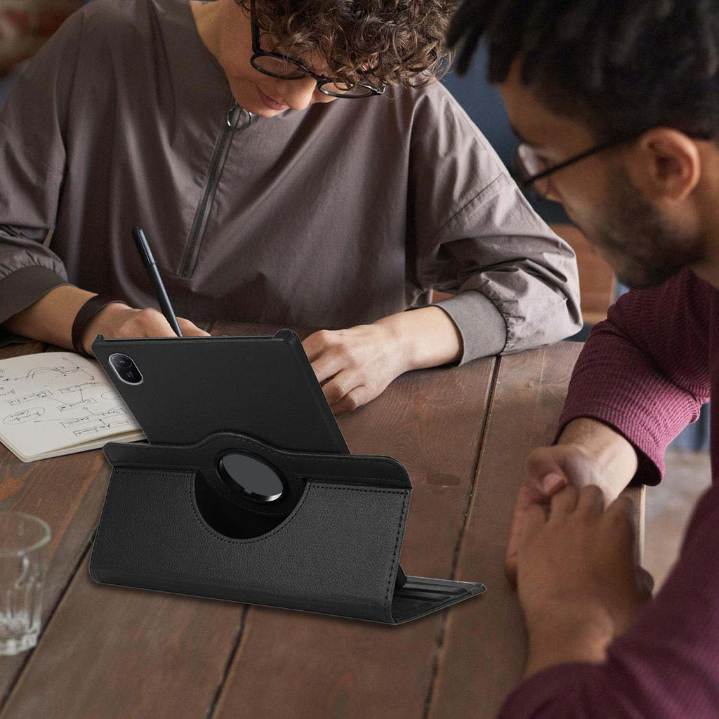 360° Rotating Leather Stand Cover Case Compitable for Huawei MatePad Air 11.5 - with Auto Wake/Sleep (Multi Colour)