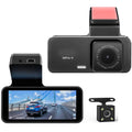 2K+1080P Dual Dash Cam - Front & Rear Car Camera with WiFi, Parking Mode & 256GB Support