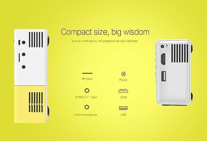 YG300 Mini Projector – Portable Pico Full Color LED LCD Video Projector for Diverse Entertainment Needs