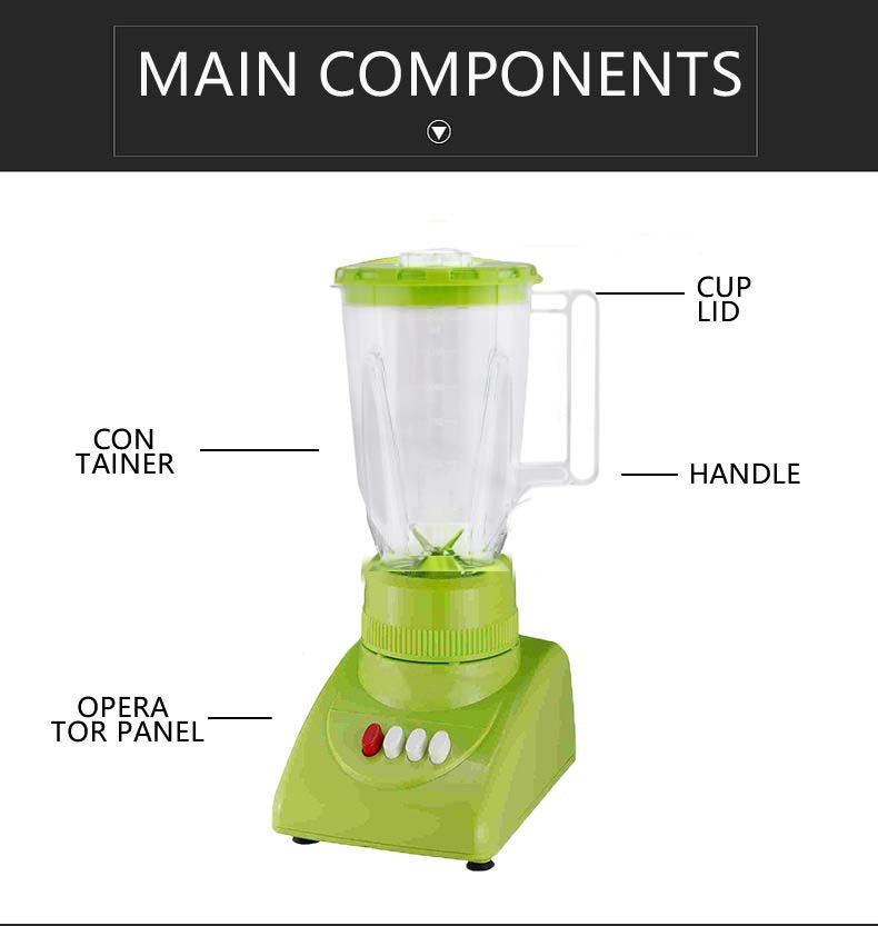 MBL-2004 Commercial Blender with Grinder - Heavy Duty Multi-Function Juicer & Food Processor
