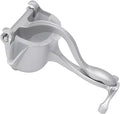 Silver Efficient Non-Lemon Fruit Presser | Manual Aluminum Alloy Squeezer | Easy Wash Design with 2 Funnels for Maximum Juice Extraction