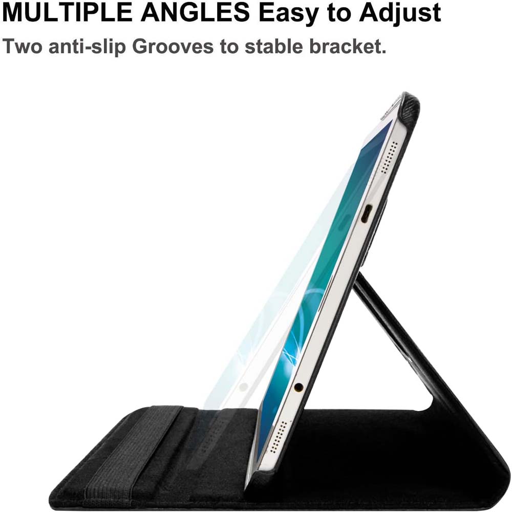 360° Rotating Stand Cover Compitable for Galaxy Tab A 7.0" 2016 Case -  SM-T280/T285, Full Protective PU Leather Case (Multi)