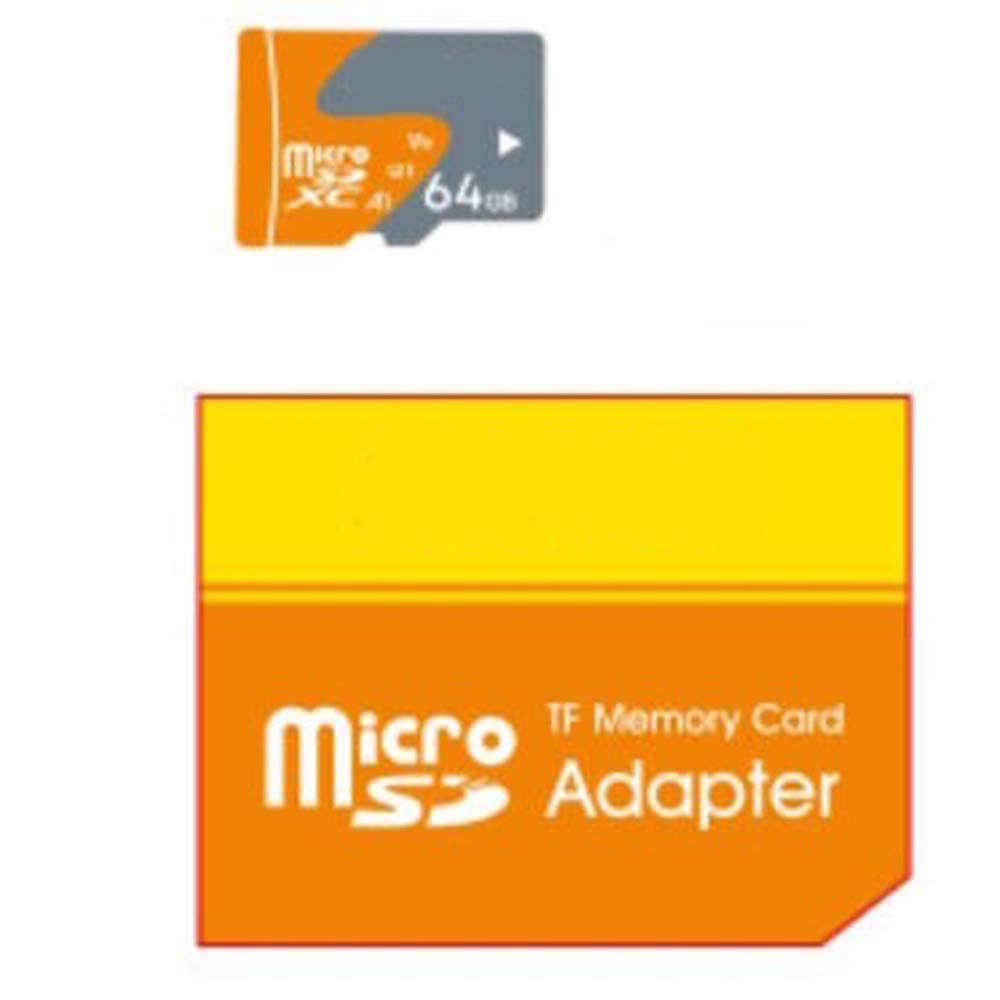 V102 64GB MicroSD Memory Card - Class 10 High-Speed TF Storage for 4K Video, Phones, Tablets & Cameras