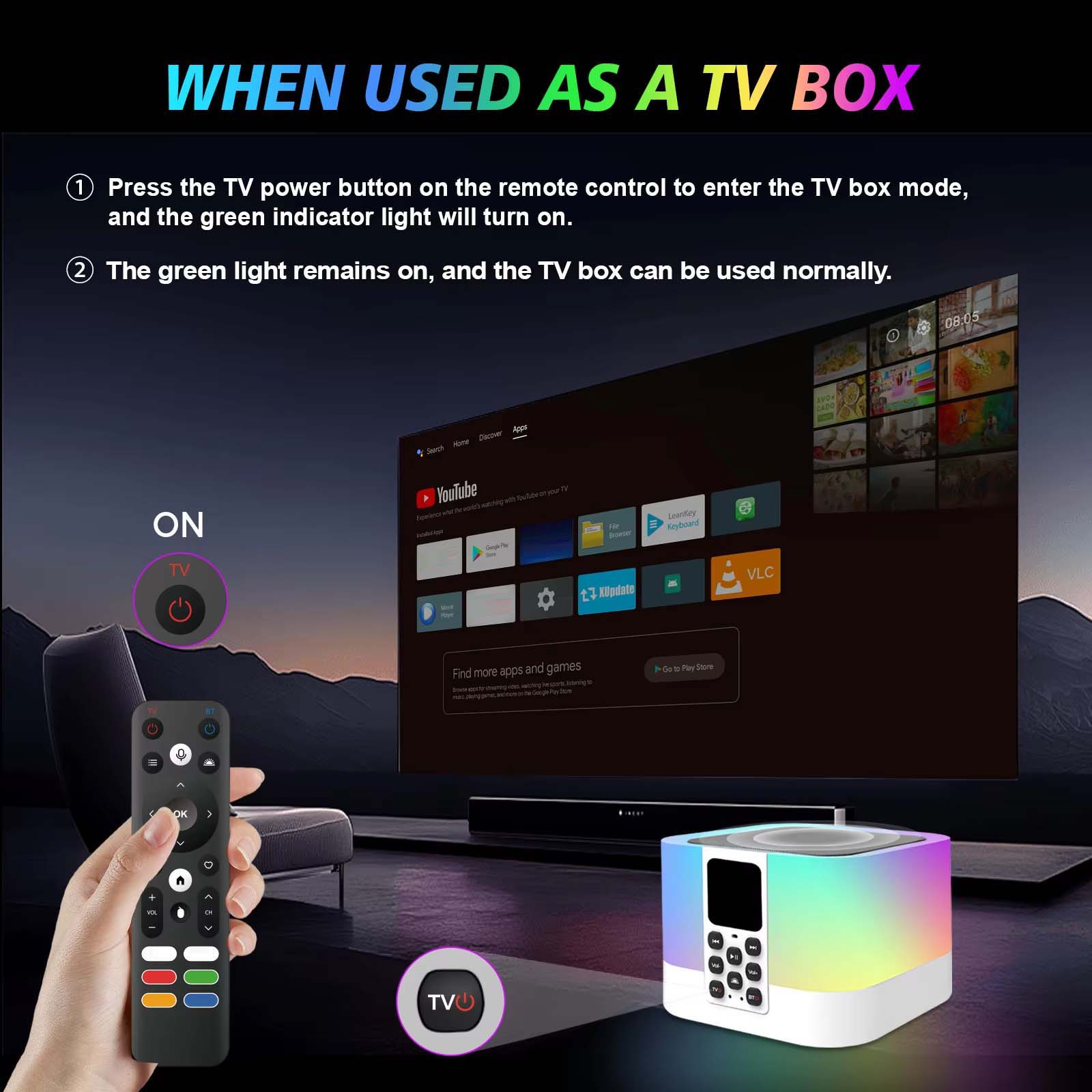 Z1 MIX ATV Android 13 TV Box - 8K/4K HDR, BT5.0 Voice Remote, 2GB/16GB - Ultimate Smart Streaming Media Player
