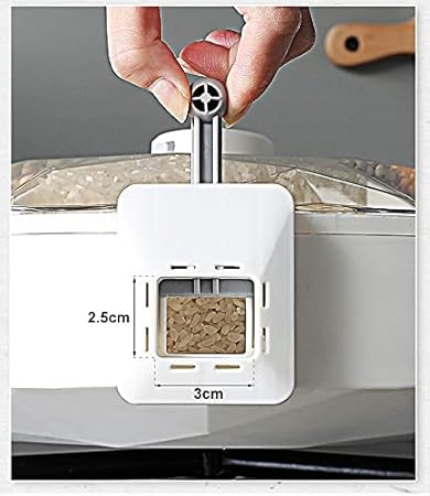 Wall-Mounted 6-Grid Dry Food Dispenser | Cereal, Rice, Candy, Coffee Bean, Snack, and Grain Storage Container