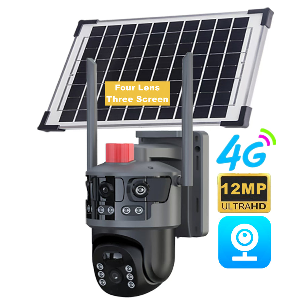 VC13-4G PRO WIFI Solar Camera – 6MP/8MP AI 4G CCTV, Full Color Night Vision, Wireless Outdoor Security Camera with SIM Card Support